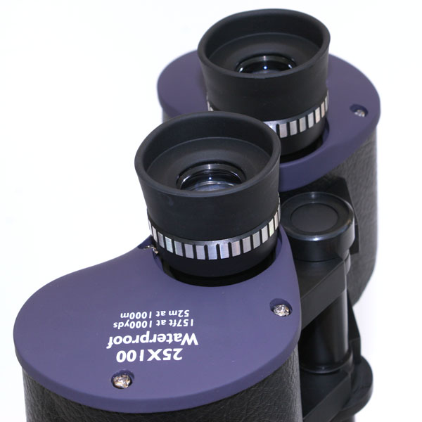 Giant 25 x 100 Deep-sky surveillance binoculars
